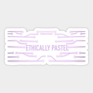 Ethically Pastel version 3 Sticker